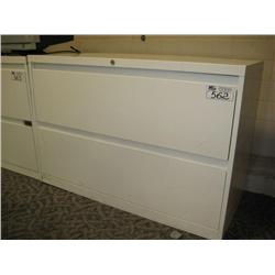 White  2  Drawer File Cabinet