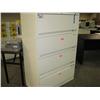 Image 1 : White 4 Drawer Lateral File & Utility