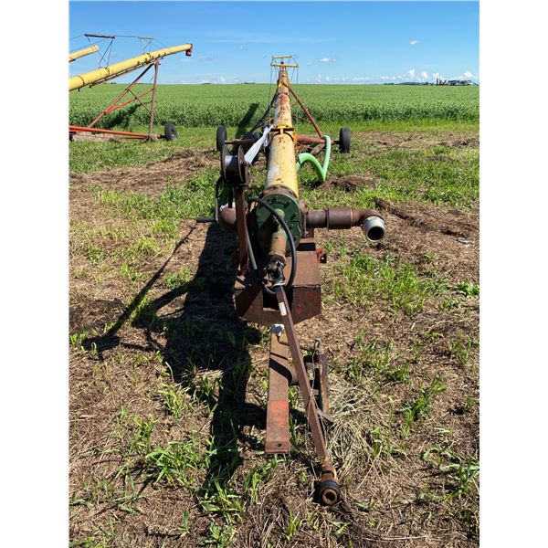 Westfield Auger approx. 10in. X 50ft. c/w P.T.O., Water Pump
