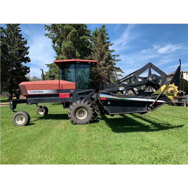 (Lot #'s 59 & 60 are a Group Lot) 1998 WESTWARD 9300 SWATHER, SN. 120394, 116323 (header), 2791 hrs,