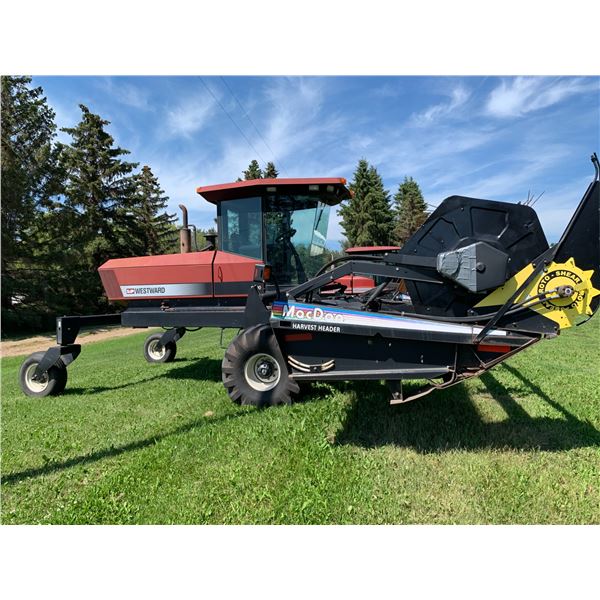 (Lot #'s 59 & 60 are a Group Lot) 1998 WESTWARD 9200 SWATHER, SN. 120147, 129422 (header), 2161 hrs,