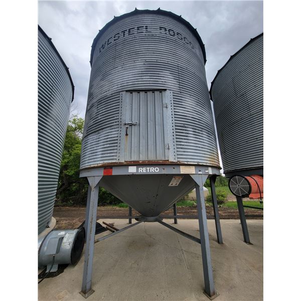 (Lot #'s 172, 173, 174 & 175 are a Group Lot) Westeel Rosco 5- Ring hopper btm grain bin, SN. 650307