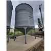 Image 1 : (Lot #'s 172, 173, 174 & 175 are a Group Lot) Westeel Rosco 5- Ring hopper btm grain bin, mounted on