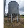 Image 1 : (Lot #'s 183 & 184 are a Group Lot) Butler 4-ring hopper btm grain bin, mounted on concrete, 220 in.