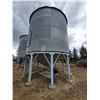 Image 2 : (Lot #'s 183 & 184 are a Group Lot) Butler 4-ring hopper btm grain bin, mounted on concrete, 220 in.