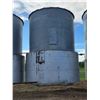 Image 7 : Butler 4-ring grain bin, mounted on top of a 4.5-ring steel tank c/w steel btm, Buyer responsible to