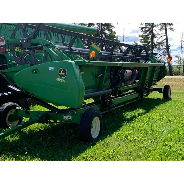 (Lot #'s 114, 115, 116, 117, 118 & 119 are a Group Lot) JD 625R Straight cut header, SN. 1H00625RCA0