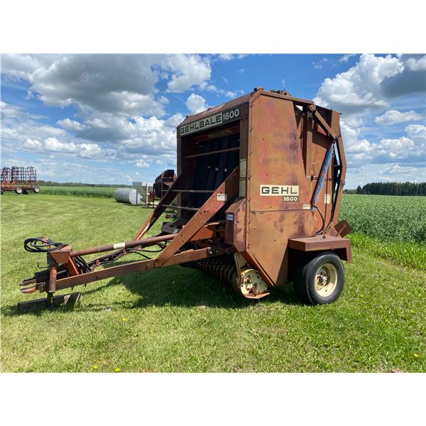 Gehl Baler, #1600, 540 PTO, needs repair