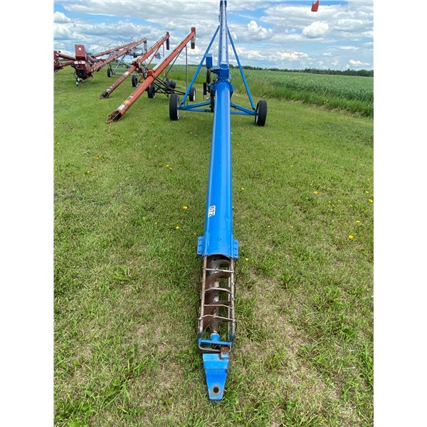Brandt 8" x 40 ft blue Auger c/w Kohler 624cc motor, 22 Hp