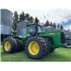 Image 4 : JD 9300 4WD TRACTOR, 6,077 hrs, 24 spd, 4 hyds, 710/70R38 rubber, plumbed for air seeder, upgraded w