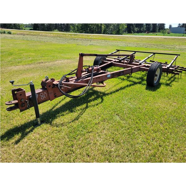 Clark Melroe HH400 10' tow behind Harrows, hyd. Lift, spring tooth, SN. 2624