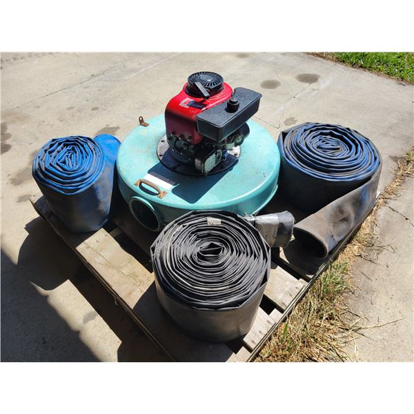 Floating pump & 3- hoses, running