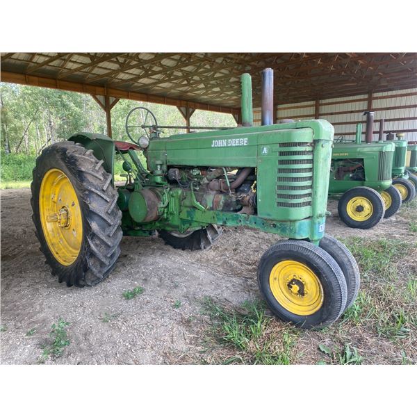 (Lot #'s 106, 107, 108, 109, 110 & 111 are a Group Lot) 1947 JD 'A' TRACTOR, SN. 566151, Running, Pu