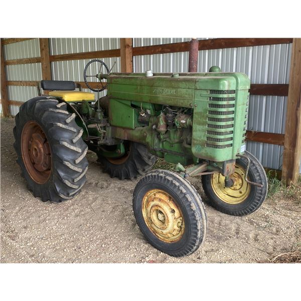 (Lot #'s 106, 107, 108, 109, 110 & 111 are a Group Lot) JD 'M' TRACTOR, SN. 49620, Running, Good 13.