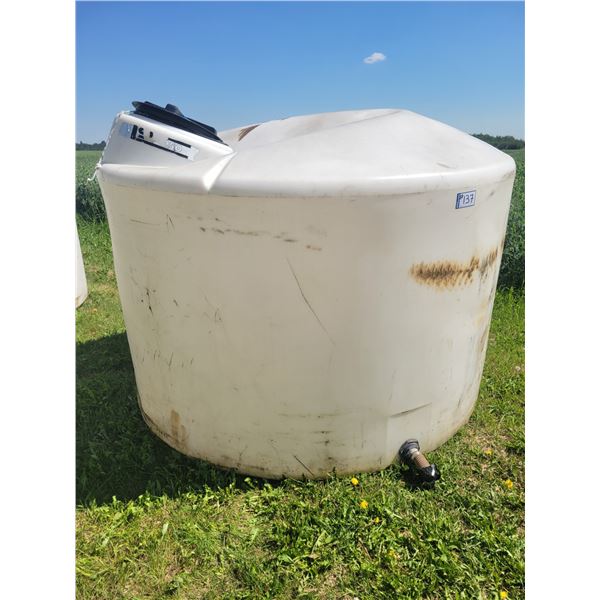 Approx.  1200 Imp gal Poly Tank (water)