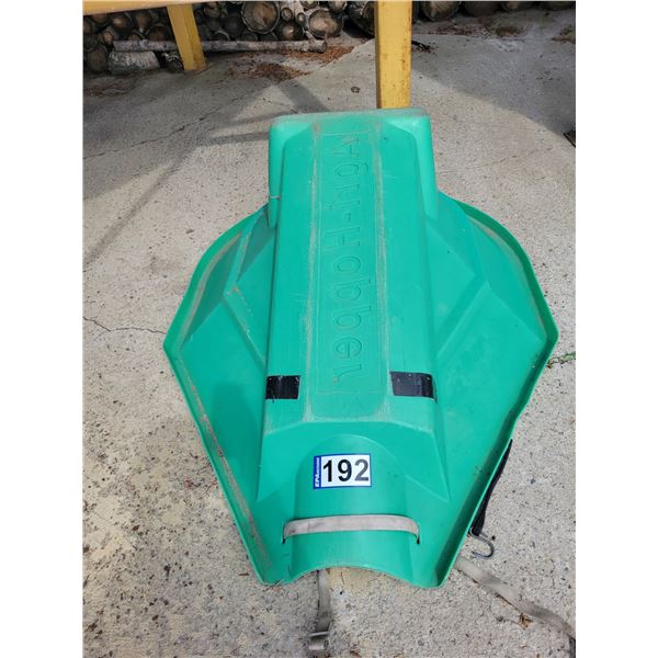Green plastic hopper, Absolutely NO REMOVAL Between July 31st to Aug 4th, PH: Conrad (780) 818-6179