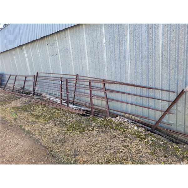 Sucker rod panels & sucker rod & steel on ground, Absolutely NO REMOVAL Between July 31st to Aug 4th