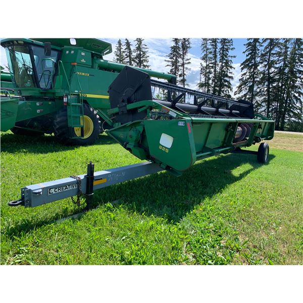 (Lot #'s 114, 115, 116, 117, 118 & 119 are a Group Lot) 1995 JD 925 25 ft Rigid Combine Header, SN.
