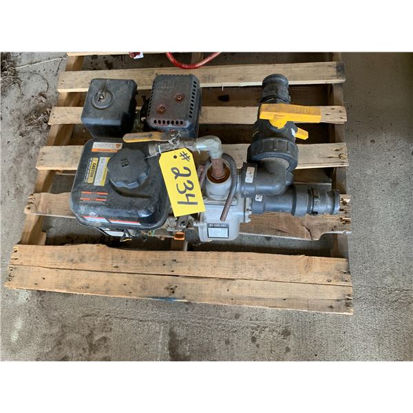 210cc motor & water pump