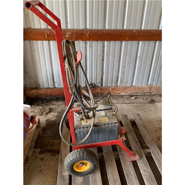 Cart, 2- batteries & power cord