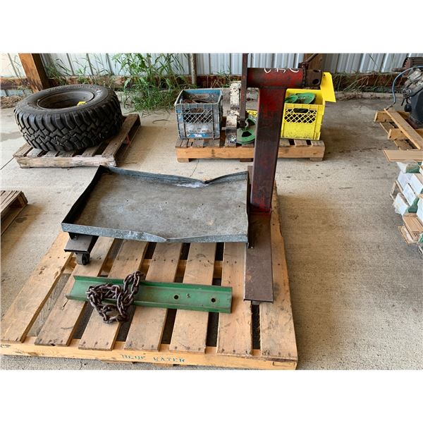 Rolling eng. Stand, green angle & chain