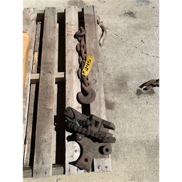 Tail chain & pipe vise