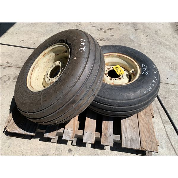 (So much each x 2) 2- 11L-15SL Tires, 6-hole rims