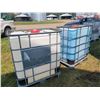 Image 2 : 2- 500L Chem. totes in cages