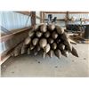 Image 2 : Approx. 30- approx. 4-5 in. x 7 ft sharpened fence posts