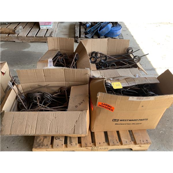 Approx. 68- Heavy harrow teeth, 16"