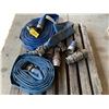 Image 2 : 2- Rolls of approx. 3 1/2" blue hose  & 4 extra couplers
