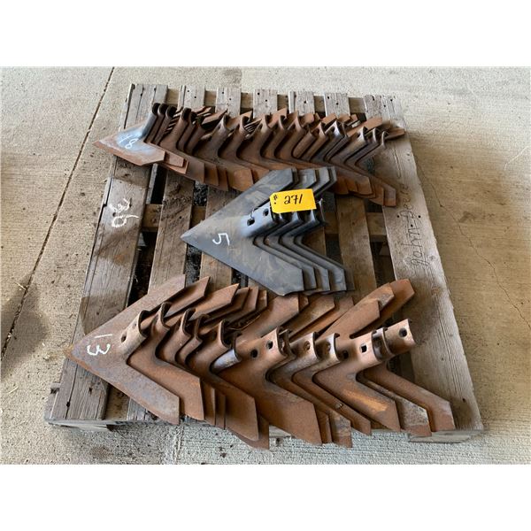 Approx. 36- mainly 14 in. sweeps