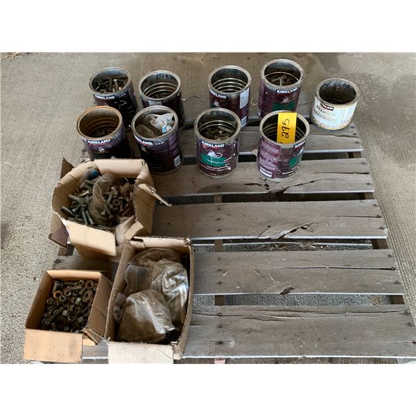 12- Containers of shovel bolts & nuts
