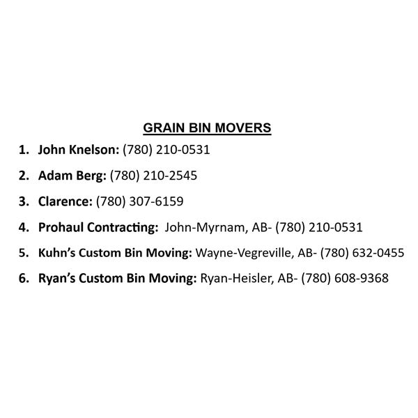 Grain Bin Movers