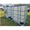 Image 2 : 2- 500L Chem. totes in cages