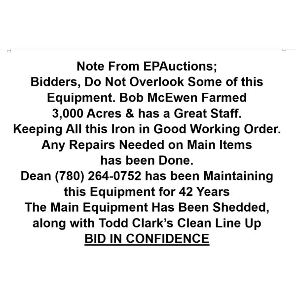 IMPORTANT NOTE FROM EPAUCTIONS