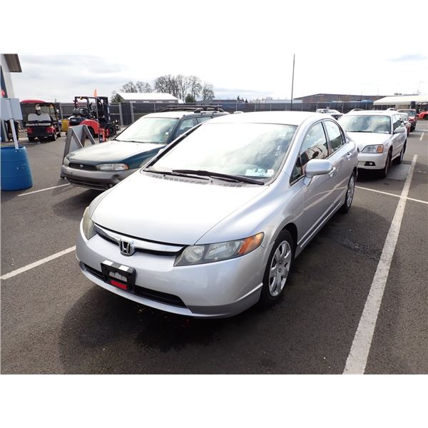 2008 Honda Civic RUNS WITH MECHANICAL PROBLEMS