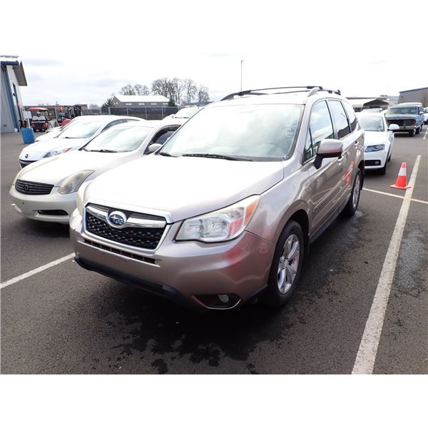 2014 Subaru Forester RUNS WITH MECHANICAL PROBLEMS