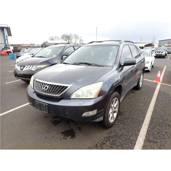 2008 Lexus RX 350 RUNS WITH MECHANICAL PROBLEMS