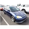 Image 2 : 2002 Honda Civic RUNS WITH MECHANICAL PROBLEMS