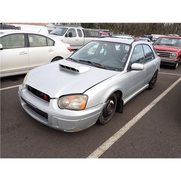 2004 Subaru Impreza WRX