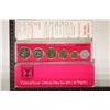 Image 1 : 1971 ISRAEL 6 COIN OFFICIAL MINT SET IN BOX WITH