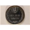 Image 2 : .52 OZ. PF STERLING SILVER NEW JERSEY ROUND