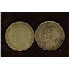 Image 2 : 1921 & 1923 GREAT BRITAIN SILVER 1 SHILLING COINS