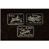 Image 1 : 3-1 GRAM .999 SILVER PROOF AIRPLANE / JET THEMED