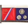 Image 1 : 1976 US SILVER PROOF BICENTENNIAL 3 COIN SET IN