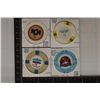 Image 2 : 4-$1 PLASTIC CASINO GAMING CHIPS: EMERALD QUEEN,