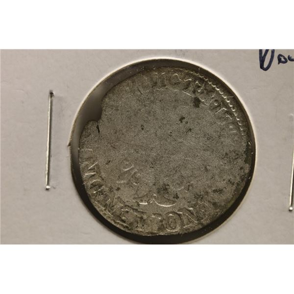 1598 FRANCE SILVER DOUZAIN COIN