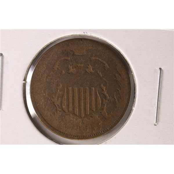 1864 US TWO CENT PIECE