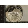 Image 1 : 1.17 OZ. PROOF STERLING SILVER "KENTUCKY" ROUND